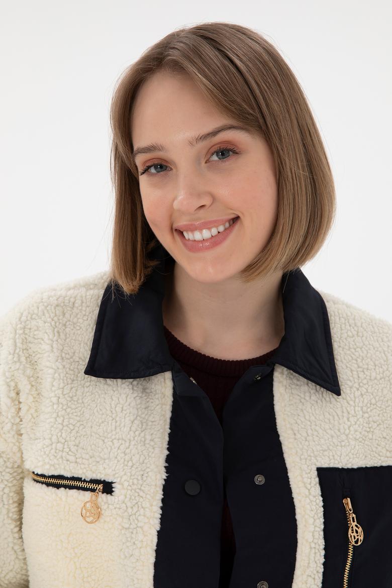 Kadın Krem Sweatshirt - 50294199002