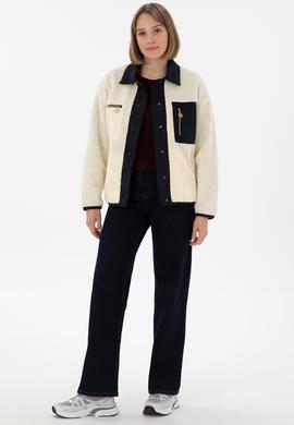 Kadın Krem Sweatshirt - 50294199002