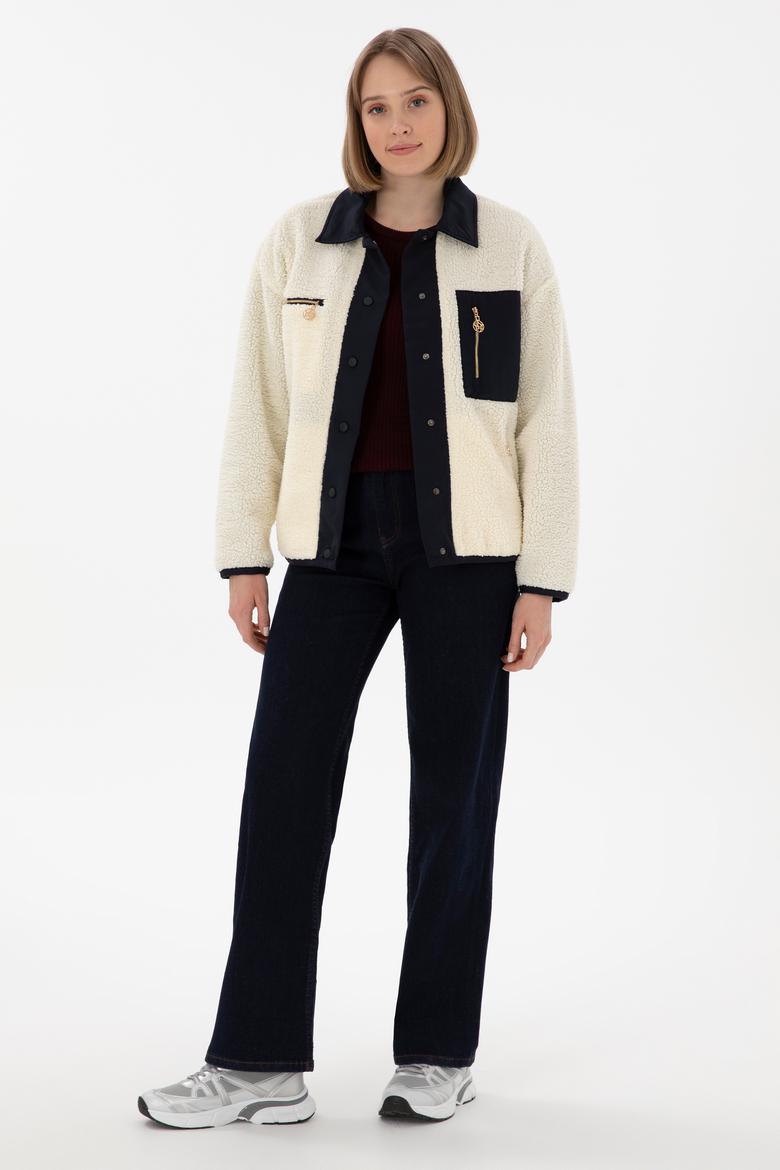 Kadın Krem Sweatshirt - 50294199002