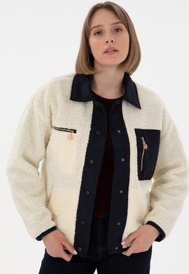 Kadın Krem Sweatshirt - 50294199002