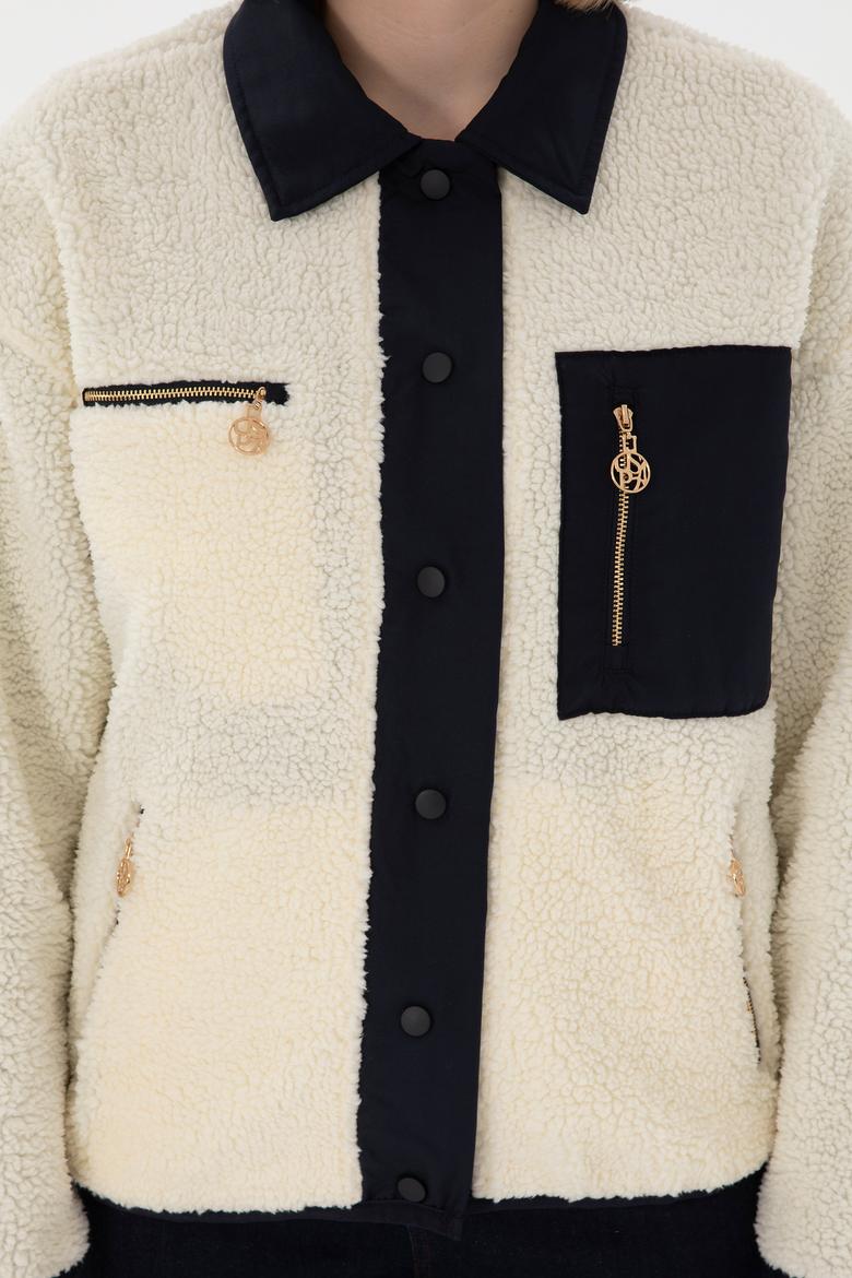 Kadın Krem Sweatshirt - 50294199002