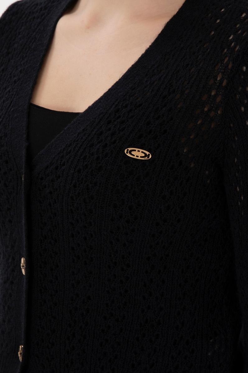 Kadın Lacivert Triko Hırka