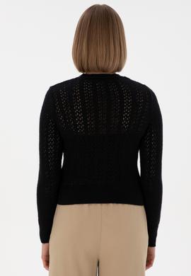 Kadın Lacivert Triko Hırka - 50312921011