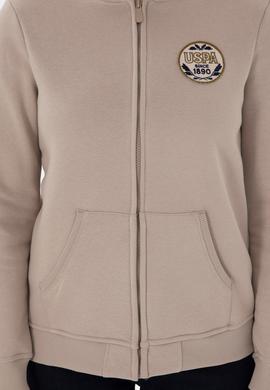 Kadın Taş Şardonlu Kapüşonlu Sweatshirt - 50296338025