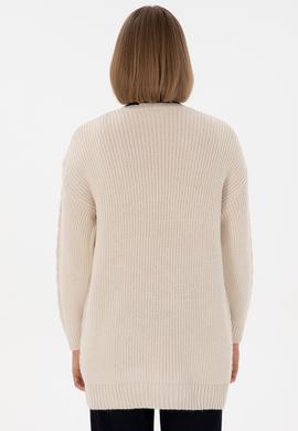 Kadın Krem Triko Hırka - 50293071014