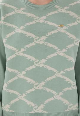 Kadın Su Yeşili Kazak - 50297432011