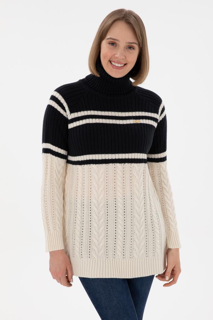 Kadın Lacivert Kazak