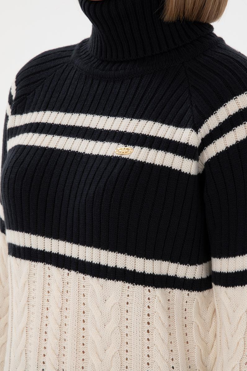 Kadın Lacivert Kazak