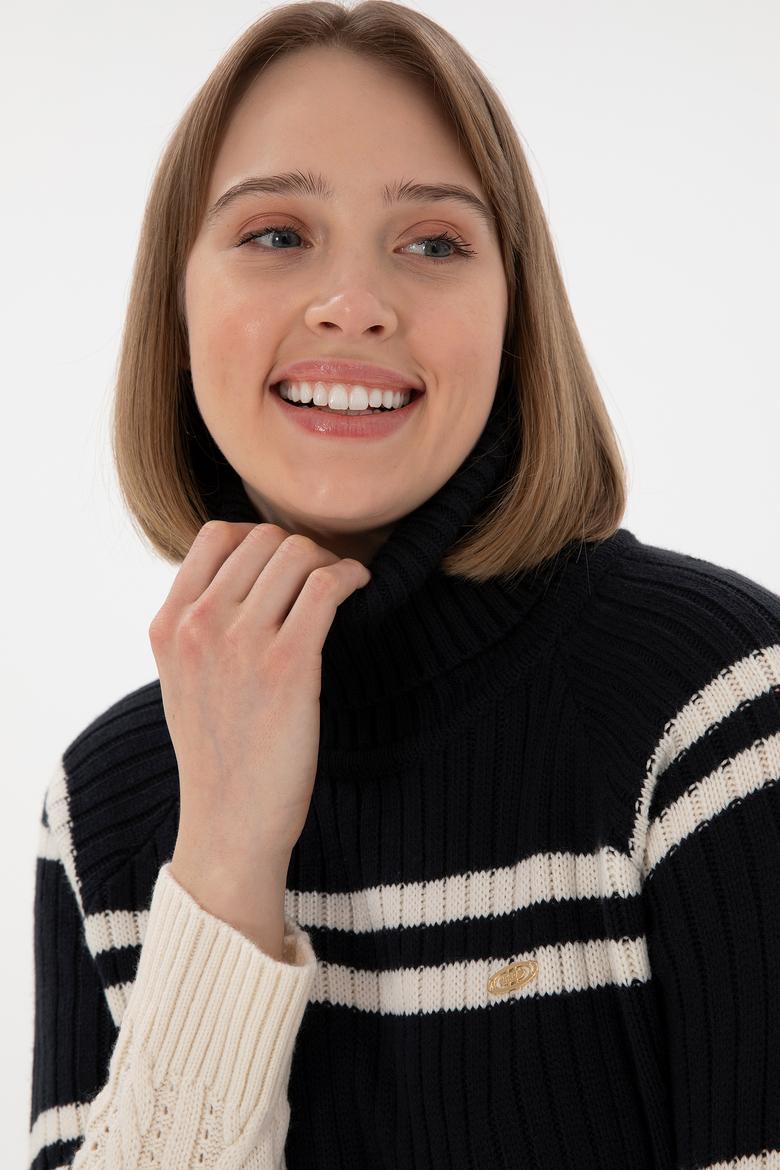 Kadın Lacivert Kazak - 50293134012