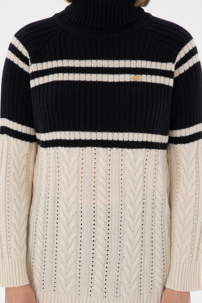 Kadın Lacivert Kazak - 50293134012