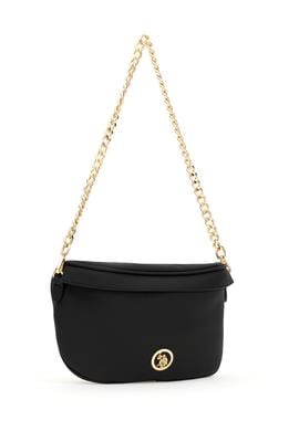 Kadın Siyah Zincir Askılı Kol Çantası - 50304985006