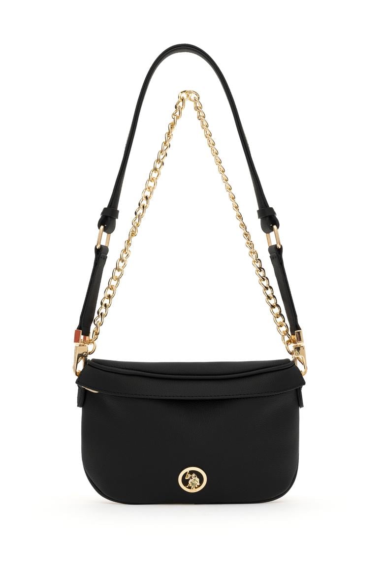 Kadın Siyah Zincir Askılı Kol Çantası - 50304985006