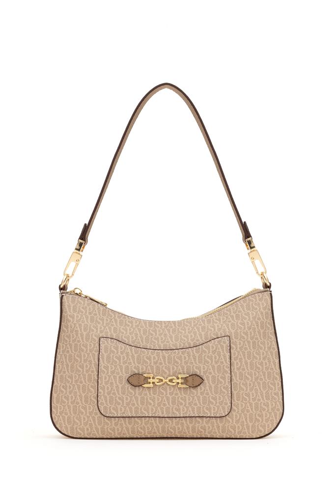 Kadın Bej Uzun Askılı Kol Çantası