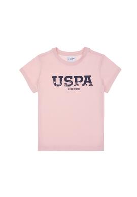 Erkek Çocuk Pudra Basic Bisiklet Yaka Tişört - 50306512036