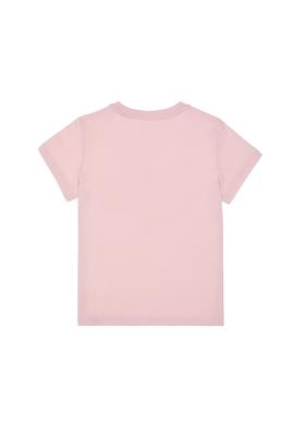 Erkek Çocuk Pudra Basic Bisiklet Yaka Tişört - 50306512036