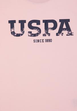 Erkek Çocuk Pudra Basic Bisiklet Yaka Tişört - 50306512036