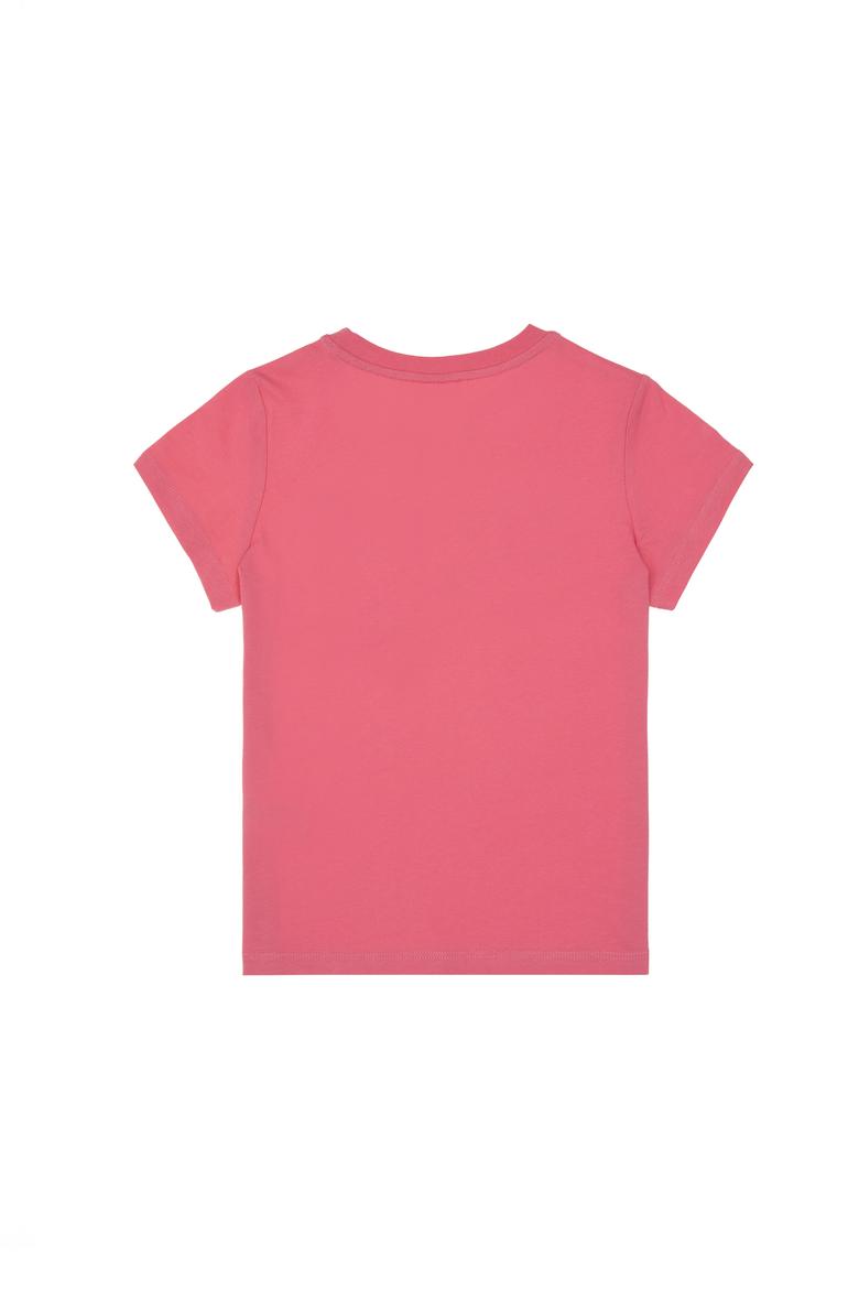 Erkek Çocuk Pembe Basic Bisiklet Yaka Tişört - 50306512023