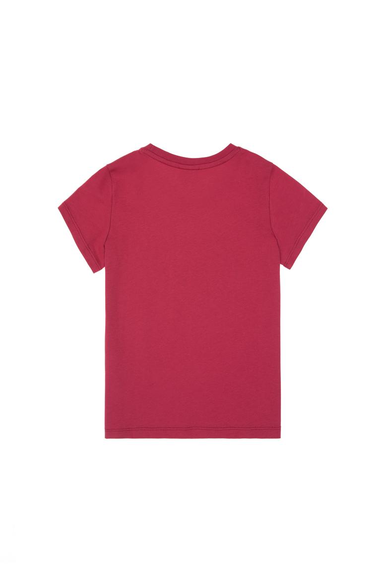 Erkek Çocuk Vişne Basic Bisiklet Yaka Tişört - 50306514135