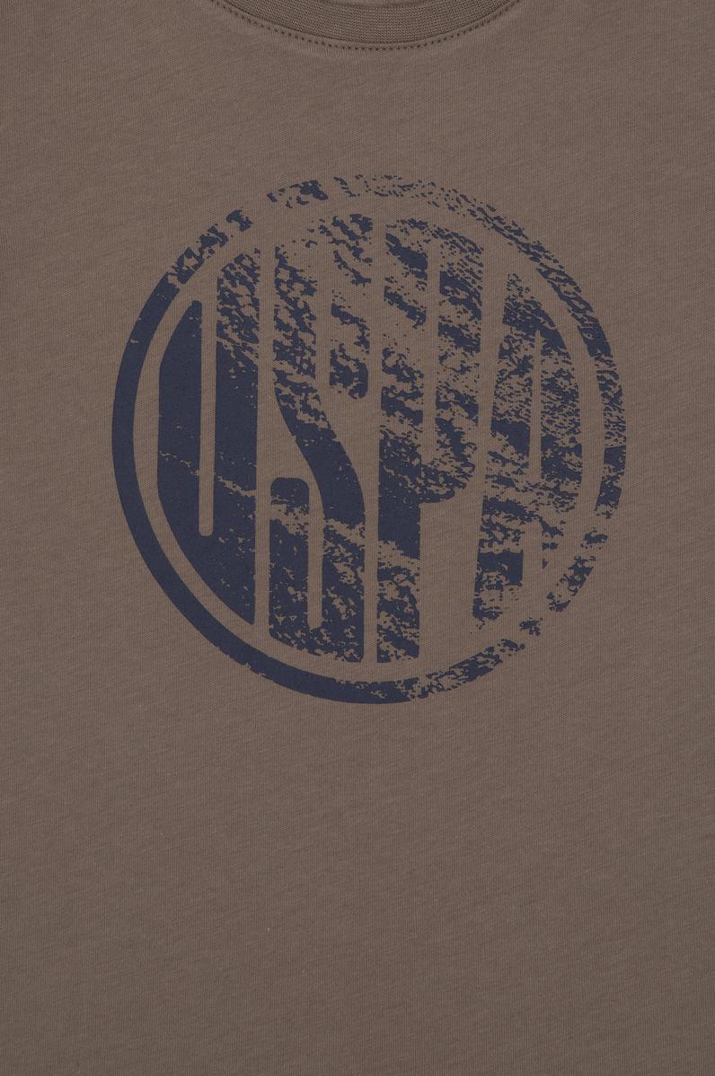 Erkek Çocuk Vizon Basic Bisiklet Yaka Tişört