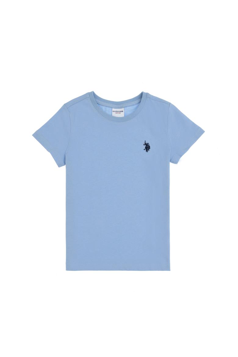 Erkek Çocuk Açık Mavi Basic Tişört