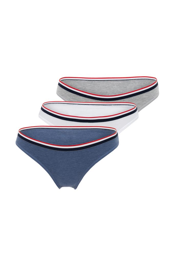 Kadın Gri Melanj İç Giyim Takım