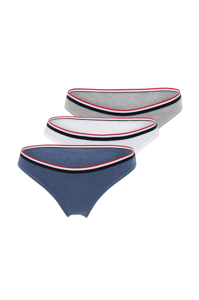 Kadın Gri Melanj İç Giyim Takım