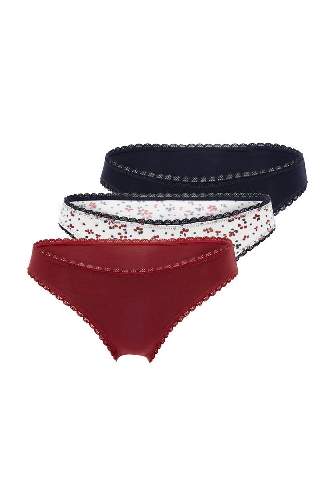 Kadın Bordo İç Giyim Alt