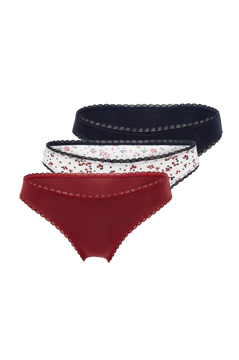 Kadın Bordo İç Giyim Alt