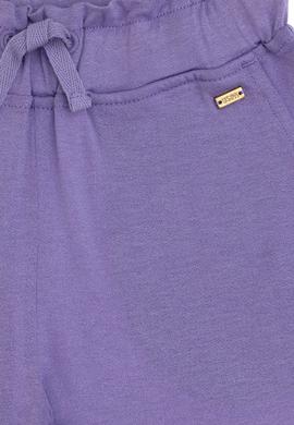 Kız Çocuk Lila Örme Şort - 50288458018