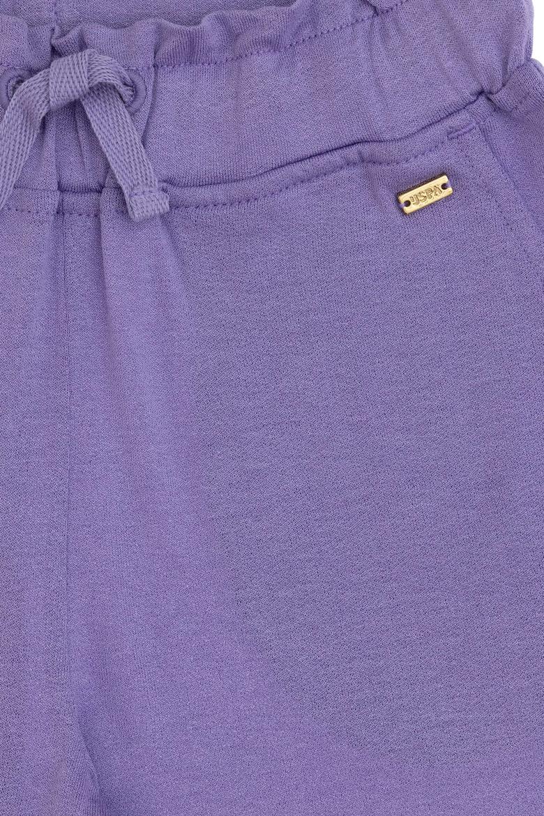 Kız Çocuk Lila Örme Şort - 50288458018