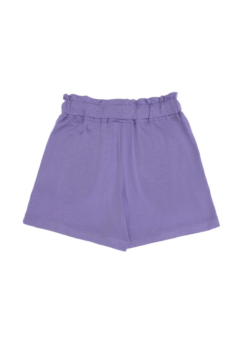 Kız Çocuk Lila Örme Şort - 50288458018