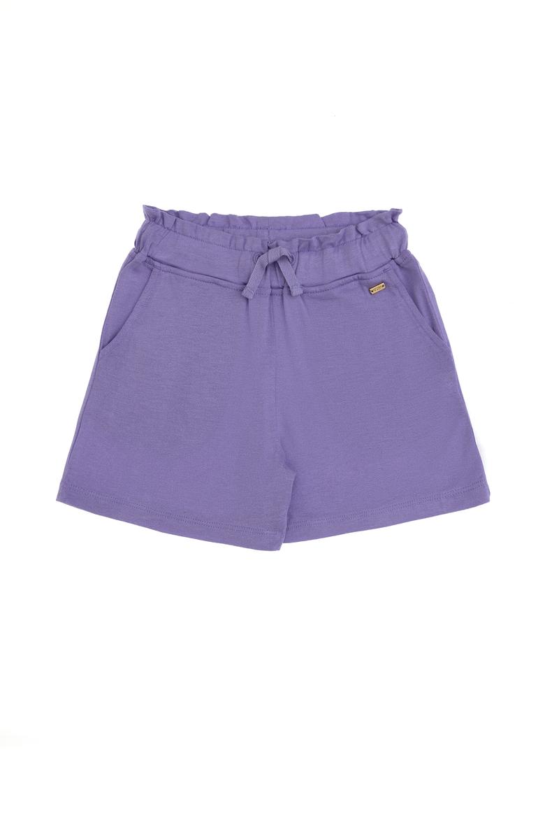 Kız Çocuk Lila Örme Şort