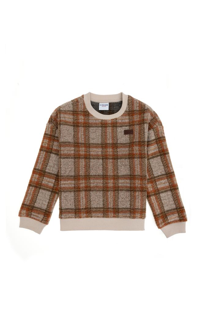 Erkek Çocuk Krem Sweatshirt