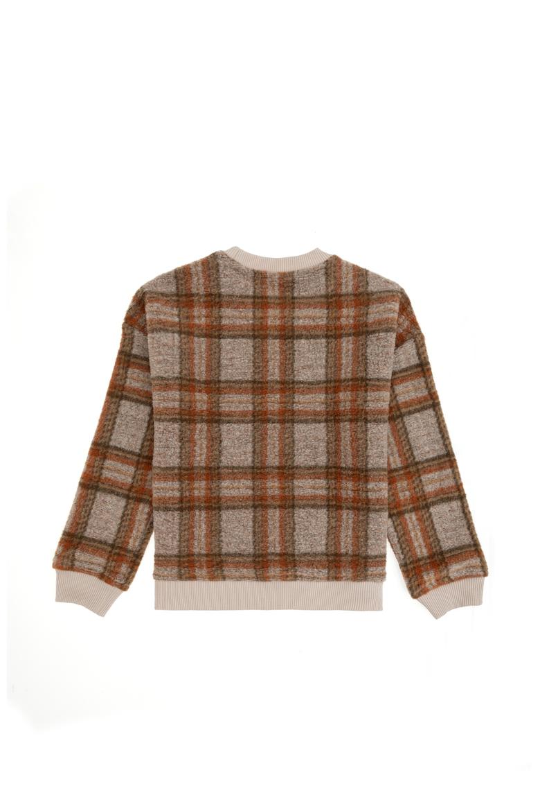 Erkek Çocuk Krem Sweatshirt - 50290871022