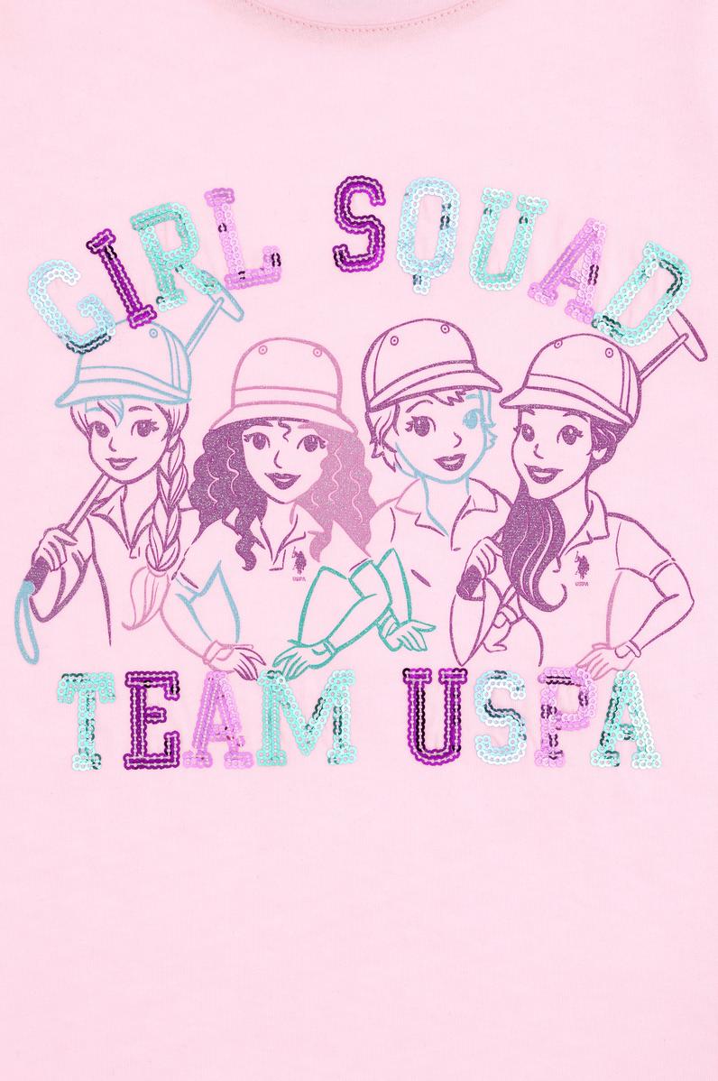 Kız Çocuk Açık Pembe Tişört