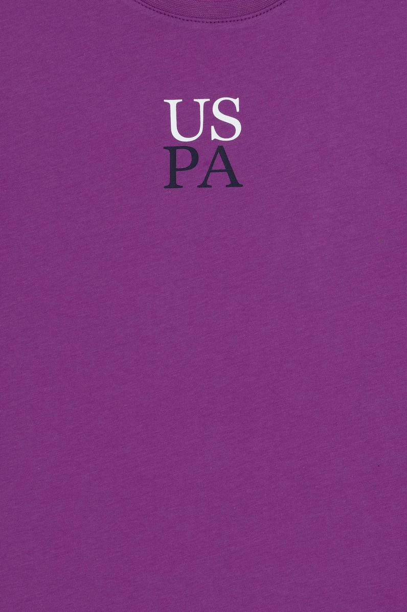 Erkek Çocuk Menekşe Oversize Bisiklet Yaka Tişört