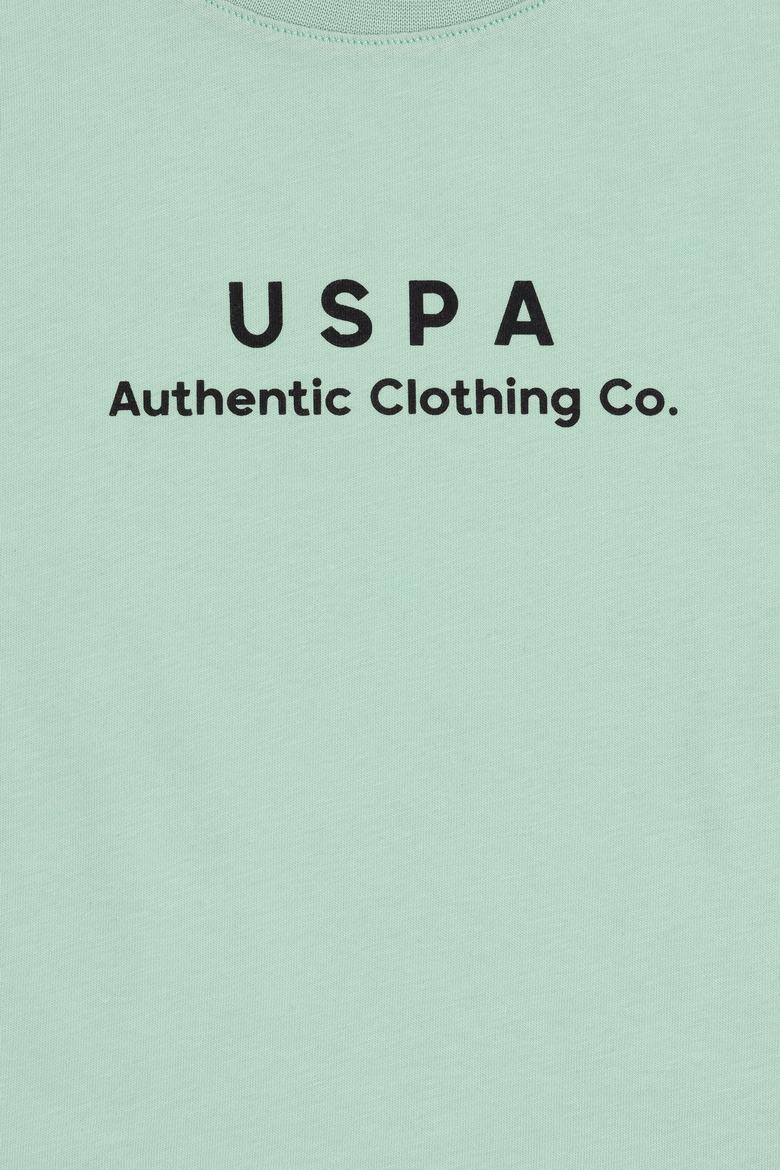 Erkek Çocuk Su Yeşili Comfort Basic Bisiklet Yaka Tişört - 50306513064