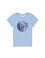 Erkek Çocuk Açık Mavi Basic Bisiklet Yaka Tişört