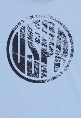 Erkek Çocuk Açık Mavi Basic Bisiklet Yaka Tişört - 50306514034