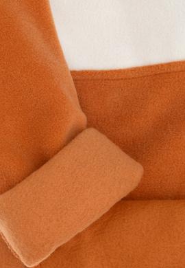 Erkek Çocuk Yarım Fermuarlı Tarçın Polar Sweatshirt - 50290774022