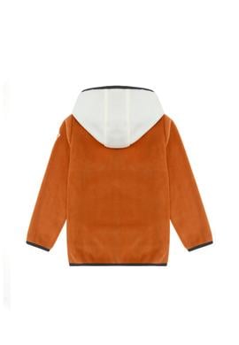 Erkek Çocuk Yarım Fermuarlı Tarçın Polar Sweatshirt - 50290774022