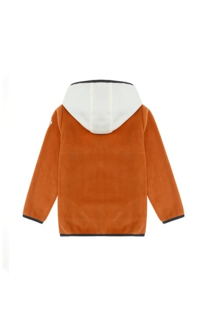 Erkek Çocuk Yarım Fermuarlı Tarçın Polar Sweatshirt