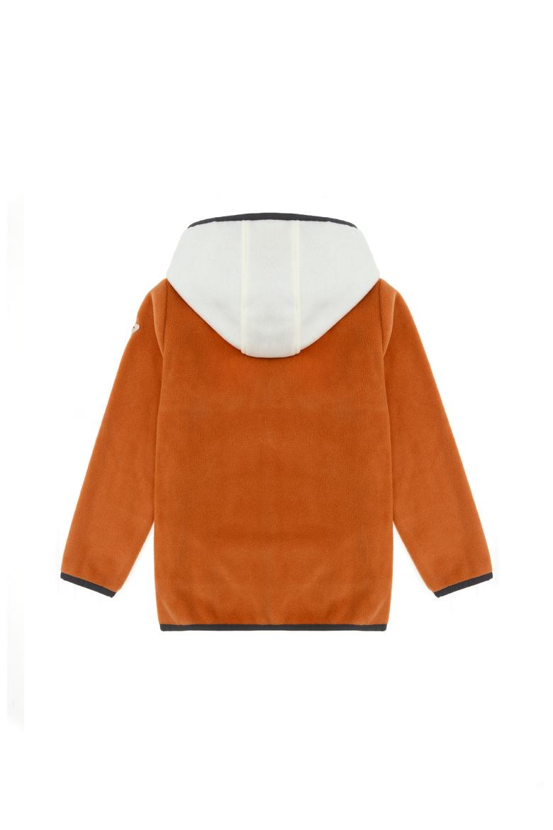 Erkek Çocuk Yarım Fermuarlı Tarçın Polar Sweatshirt - 50290774022