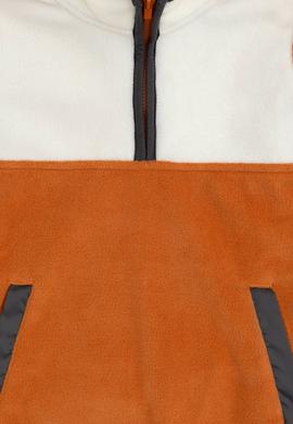 Erkek Çocuk Yarım Fermuarlı Tarçın Polar Sweatshirt - 50290774022