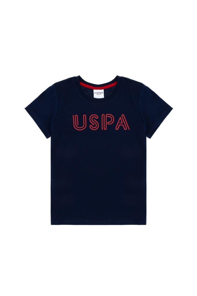 Erkek Çocuk Lacivert Basic Bisiklet Yaka Tişört