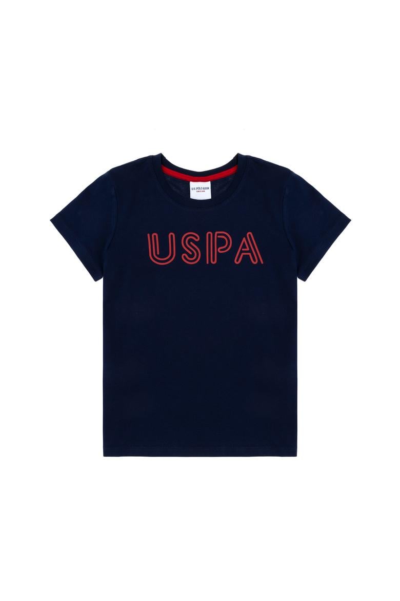 Erkek Çocuk Lacivert Basic Bisiklet Yaka Tişört