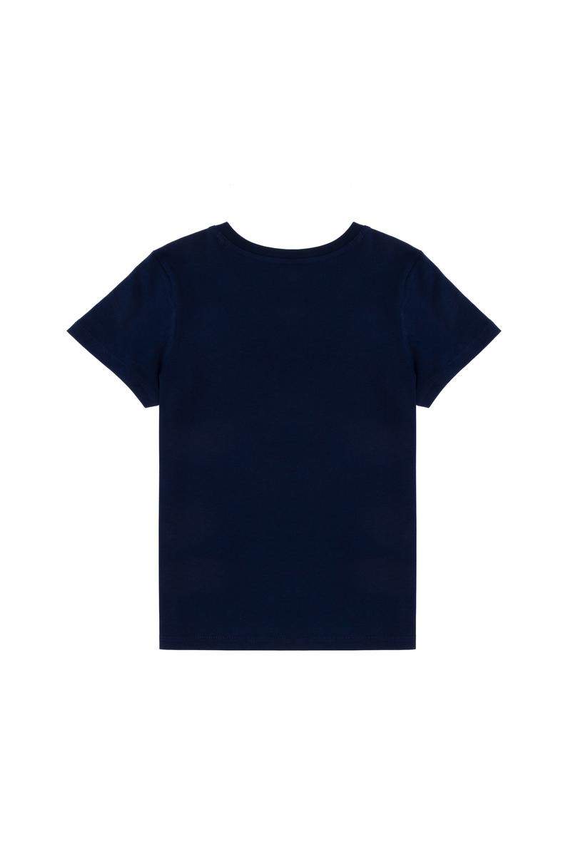 Erkek Çocuk Lacivert Basic Bisiklet Yaka Tişört