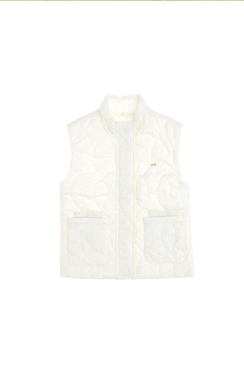 Kız Çocuk Krem Yelek