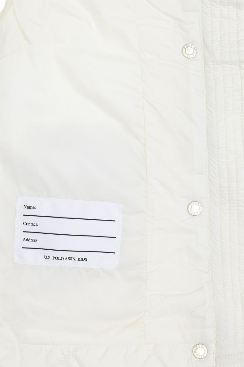 Kız Çocuk Krem Yelek