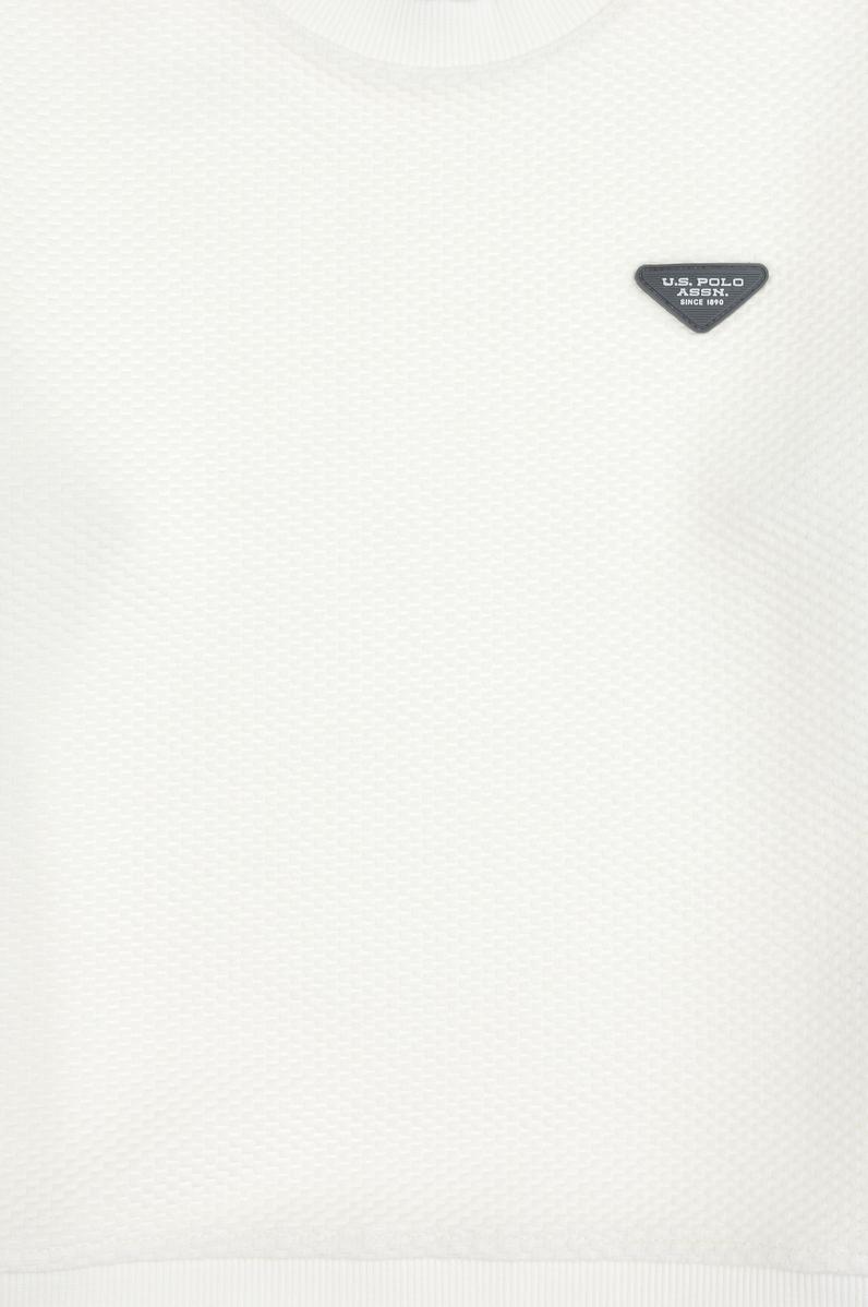 Erkek Çocuk Krem Bisiklet Yaka Sweatshirt